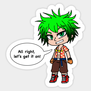 Crazy Taxi Axel Gacha Club Style Sticker